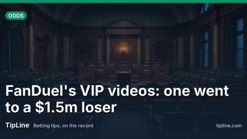 FanDuel's VIP videos: one went to a $1.5m loser