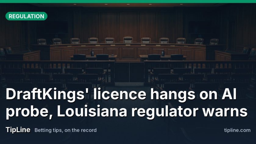 DraftKings' licence hangs on AI probe, Louisiana regulator warns