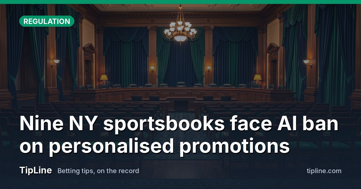 Nine NY sportsbooks face AI ban on personalised promotions
